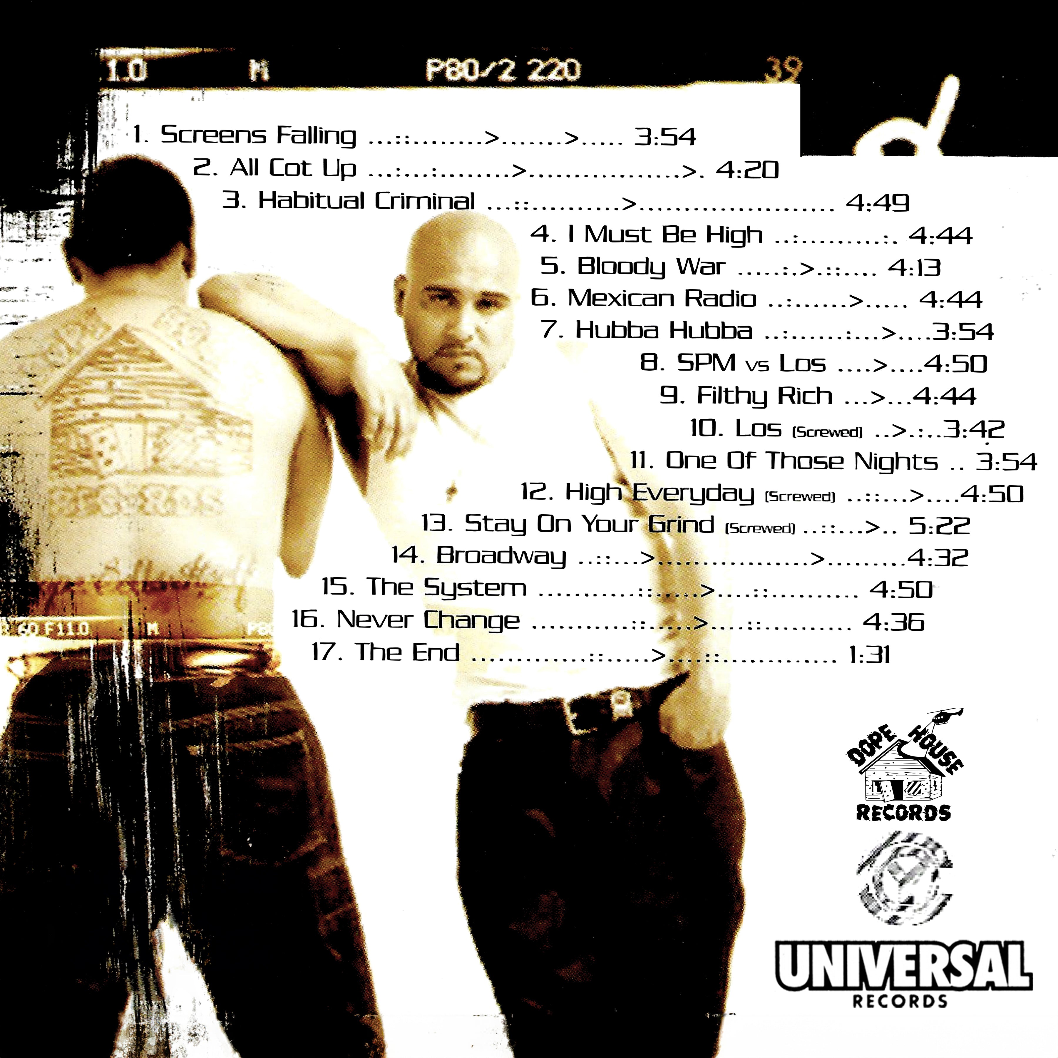 SPM Never Change - CD - Dope House Records