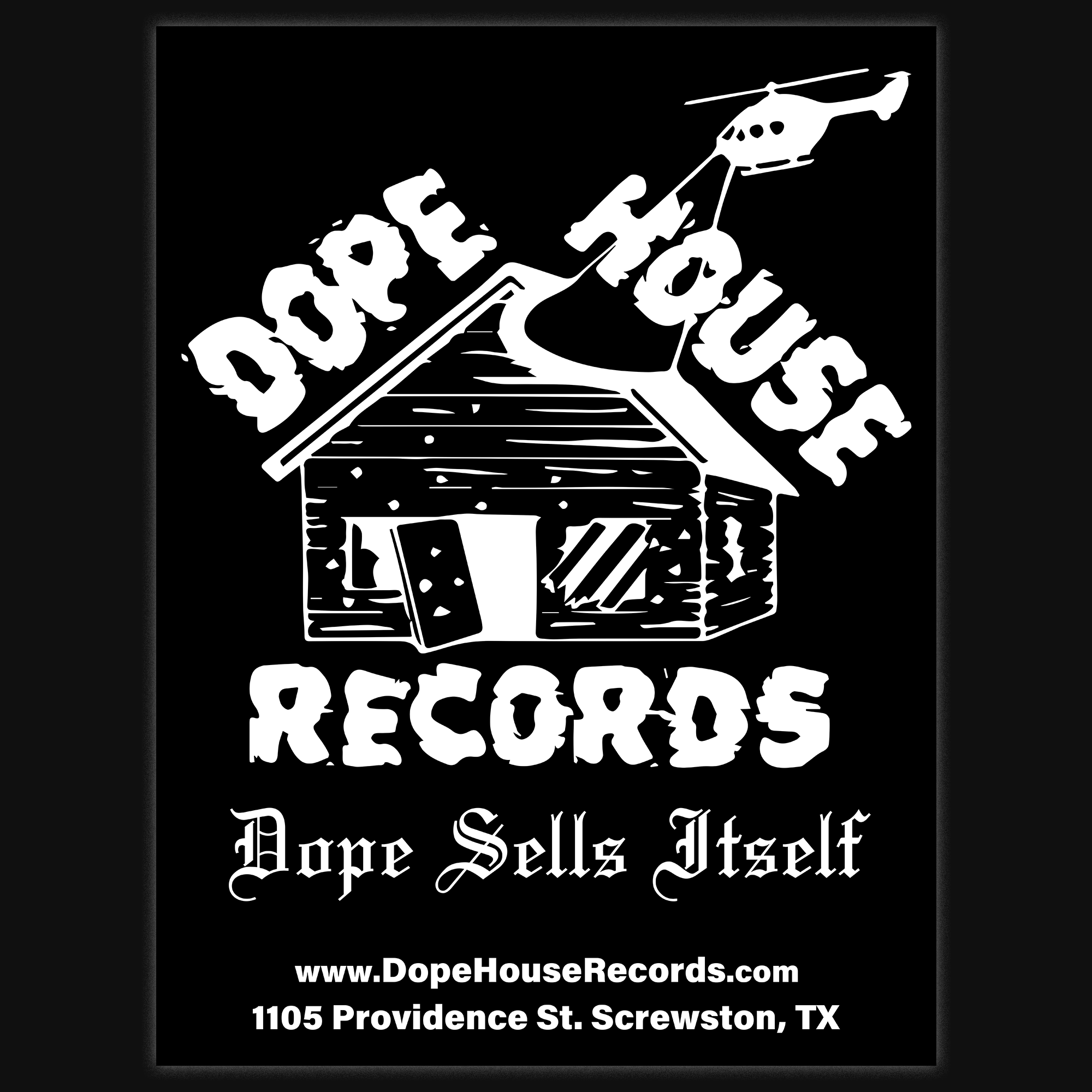 DHR Logo Poster Dope House Records
