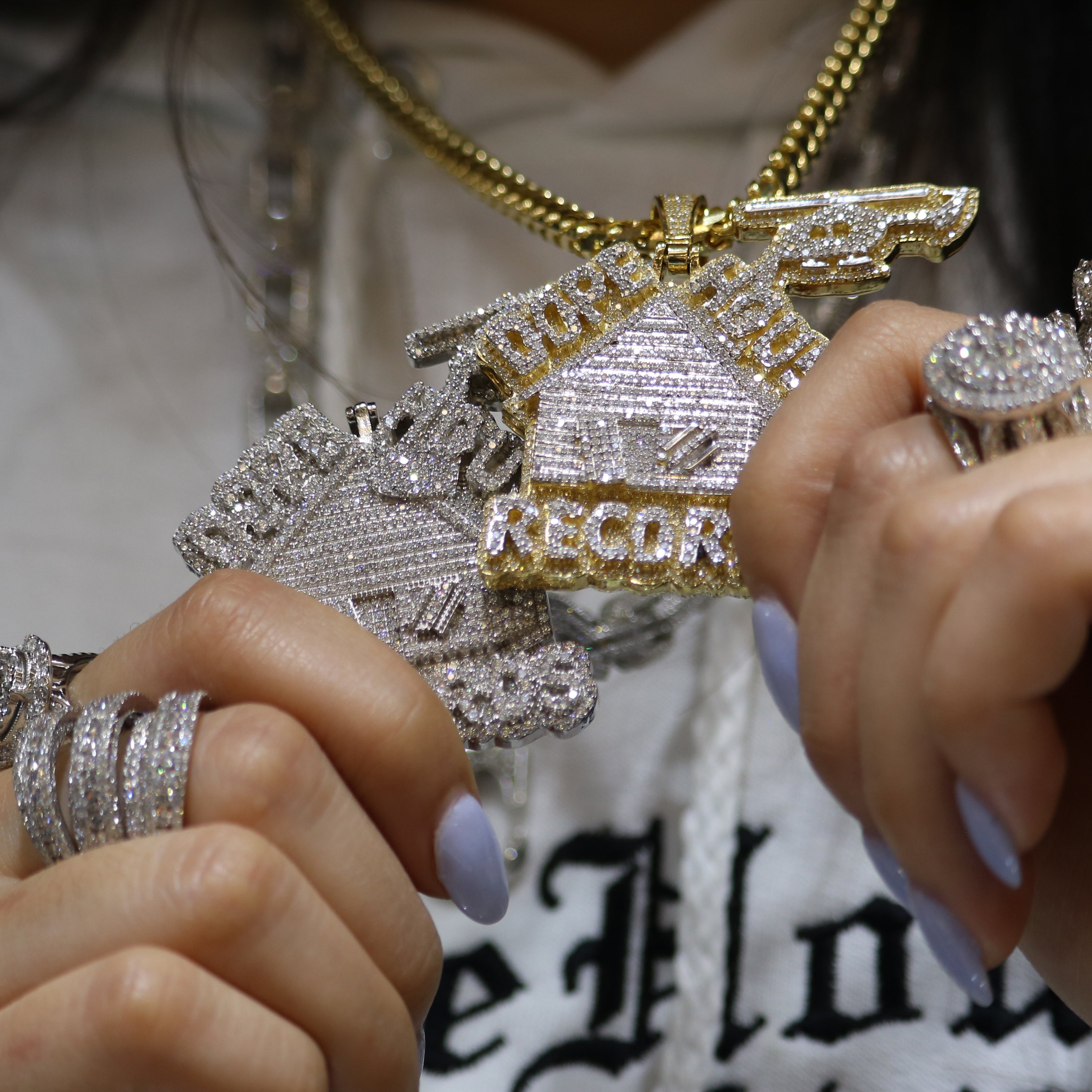 Dope House Pendant "Iced Out" - Dope House Records