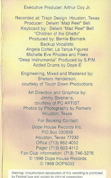 Hillwood - Tape - Dope House Records