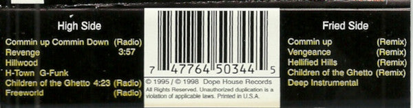 Hillwood - Tape - Dope House Records