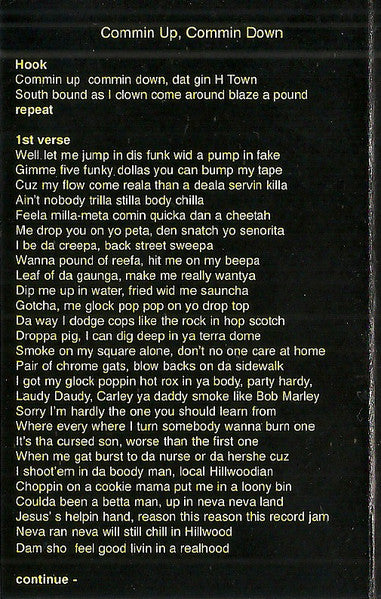 Hillwood - Tape - Dope House Records