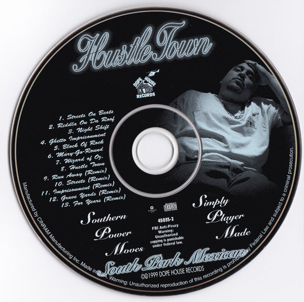 SPM Hustle Town - CD - Dope House Records