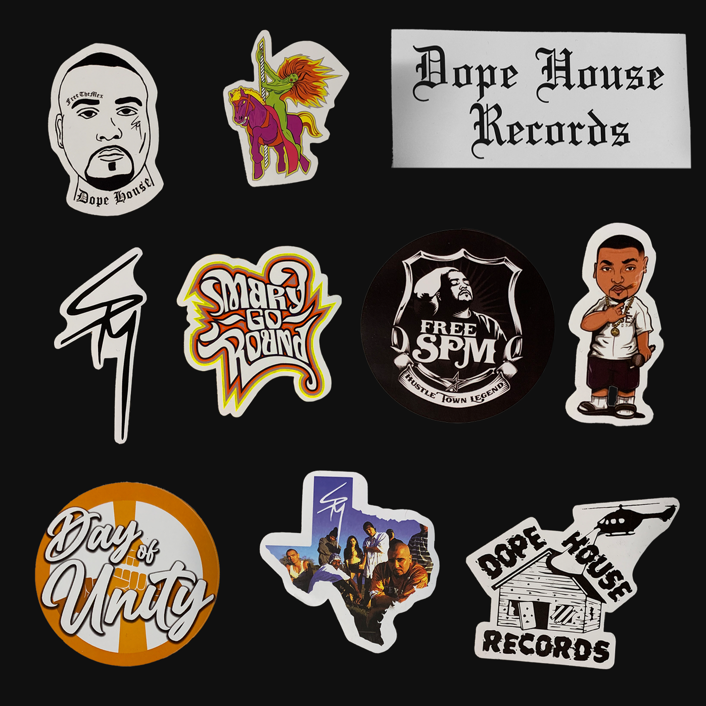 Dope House - Sticker Collection - Dope House Records