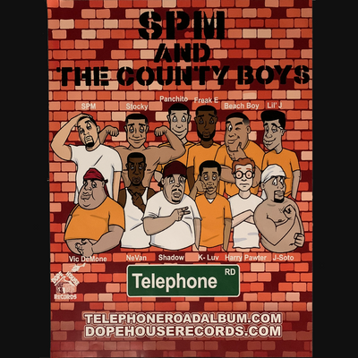SPM And The County Boys - Poster - Dope House Records