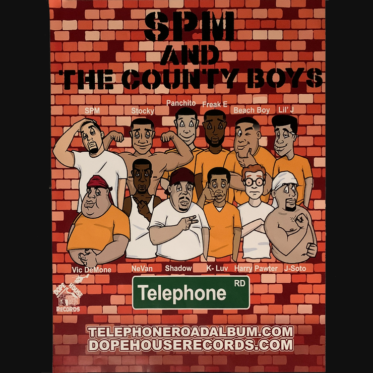 SPM And The County Boys Poster Dope House Records